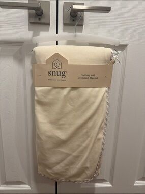 Snug Buttery Soft Oversized Blanket - Cream